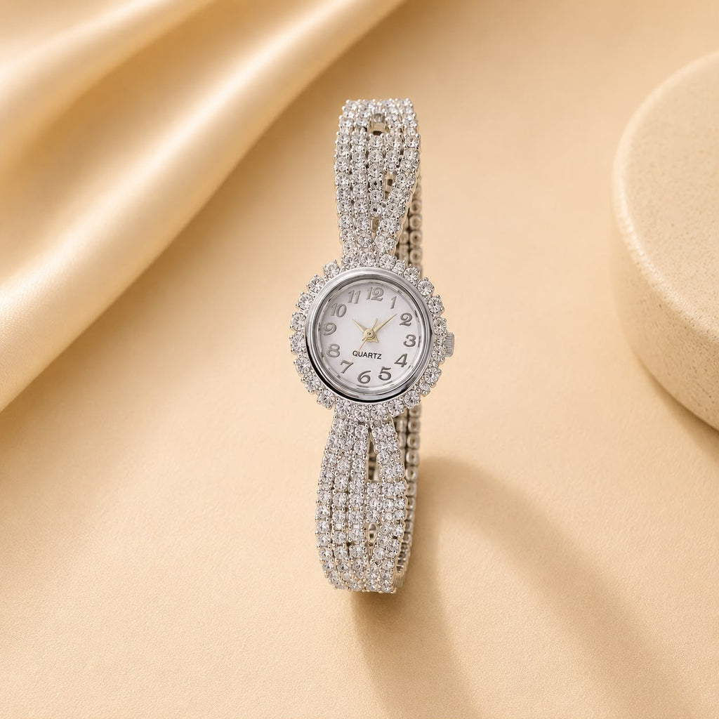 WuZetian Gold-Tone Bangle Watch for Women | Stylish Artificial Bracelet Watch
