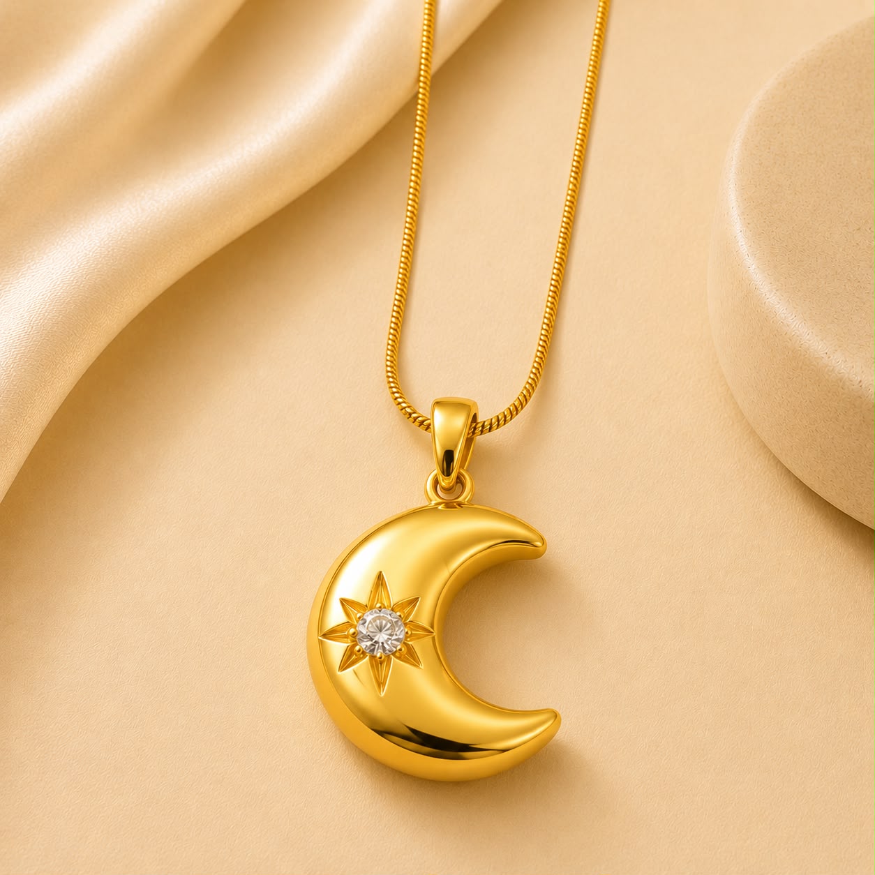 WuZetian Trendy Gold-Plated Necklace for Women – Stylish & Versatile