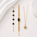 WuZetian's Deal of Hearts | 1 Elegant Pendant and 2 Stylish Bracelets For Women