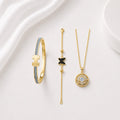 WuZetian's Deal of Hearts | 1 Elegant Pendant and 2 Stylish Bracelets For Women
