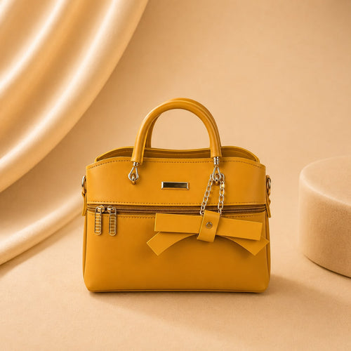 WuZetian Classic Golden Floral Panel Handbag | Premium Shoulder & Crossbody Bag