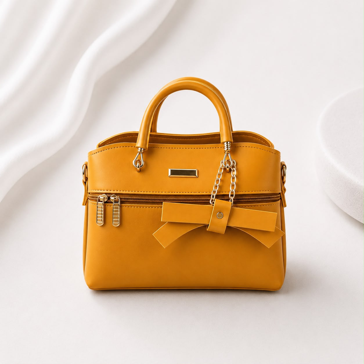 WuZetian Classic Golden Floral Panel Handbag | Premium Shoulder & Crossbody Bag