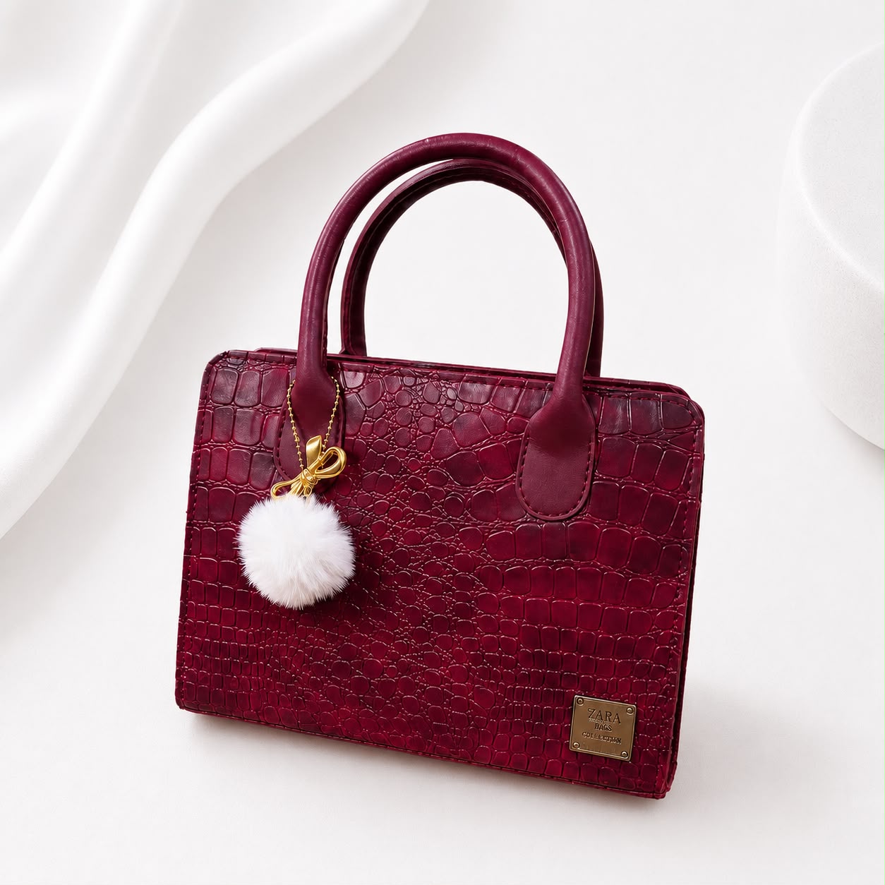 WuZetian Premium Red-Texture Handbag – Elegant & Everyday Stylish